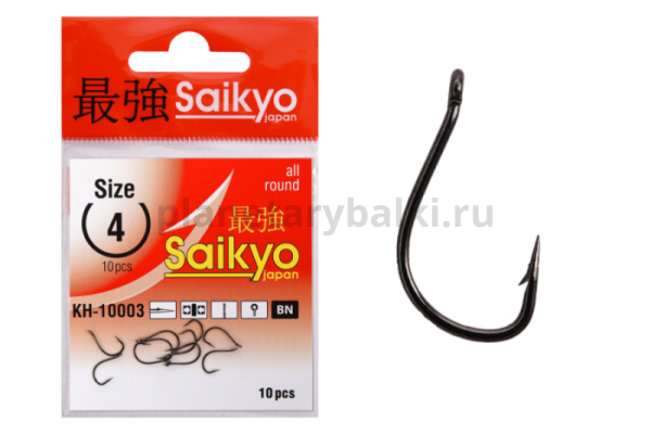 Крючки Saikyo Tanago BN KH-10003 №4, 10шт.