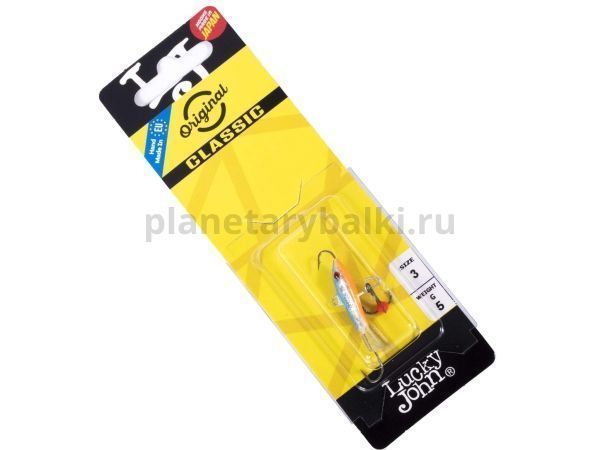 Балансир Lucky John CLASSIC 3 с тройником 30мм, 5гр., 67H блистер для рыбалки, Балансир Lucky John CLASSIC 3 с тройником 30мм, 5гр., 67H блистер отзывы, Балансир Lucky John CLASSIC 3 с тройником 30мм, 5гр., 67H блистер купить, Балансир Lucky John CLASSIC 3 с тройником 30мм, 5гр., 67H блистер купить в интернет магазине, Балансир Lucky John CLASSIC 3 с тройником 30мм, 5гр., 67H блистер выбрать, Балансир Lucky John CLASSIC 3 с тройником 30мм, 5гр., 67H блистер обзор, Балансир Lucky John CLASSIC 3 с тройником 30мм, 5гр., 67H блистер купить в розничном магазине