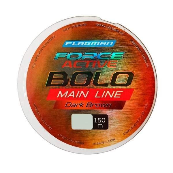 Леска FLAGMAN Force Active Bolo Main Line 150м, 0,235мм, 4кг