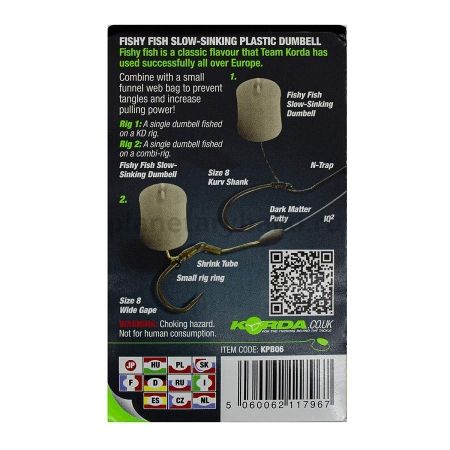 Имитационная приманка KORDA Dumbell Slow Sinking Fishy Fish 12мм для рыбалки, Имитационная приманка KORDA Dumbell Slow Sinking Fishy Fish 12мм отзывы, Имитационная приманка KORDA Dumbell Slow Sinking Fishy Fish 12мм купить, Имитационная приманка KORDA Dumbell Slow Sinking Fishy Fish 12мм купить в интернет магазине, Имитационная приманка KORDA Dumbell Slow Sinking Fishy Fish 12мм выбрать, Имитационная приманка KORDA Dumbell Slow Sinking Fishy Fish 12мм обзор, Имитационная приманка KORDA Dumbell Slow Sinking Fishy Fish 12мм купить в розничном магазине