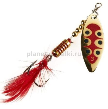 Блесна вращающаяся Lucky John SPIN X LONG №3, 6гр., цвет GX1