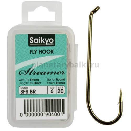 Крючки Saikyo KH-71472 Streamer BR №06, 20шт.