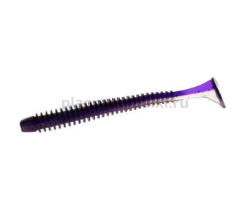 Виброхвост FLAGMAN Mystic Fish 4" 10см, #0531 Violet/Pearl White, 4шт.