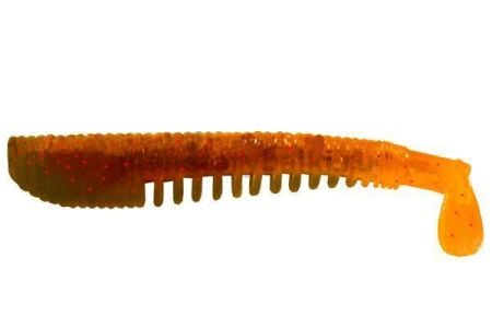 Виброхвост LureMax YOBBO 2,5'' 6см, Teriyaki Oil 005, 10шт.