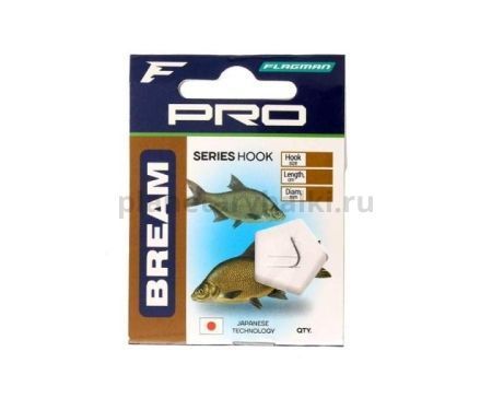 Поводки готовые Flagman Pro Bream Hooks №14, 0,14мм, 90см, 7шт.