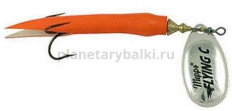 Блесна вращающаяся MEPPS Aglia Flying №3, 25гр., цвет AG/orange
