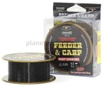 Леска CRALUSSO Feeder & Carp fluro carbon coat150m- 0,20мм