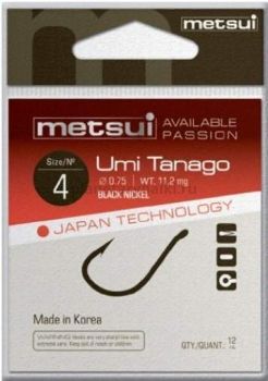 Крючки METSUI UMI TANAGO цвет bln, №11, 12шт.