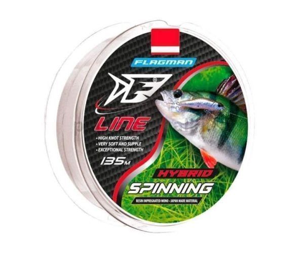 Леска FLAGMAN F-Line Spinning 135м, 0,25мм, 6,2кг