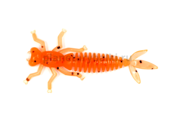 Приманка силиконовая LureMax KARAKATITSA 3'' 7,5см, Fire Carrot 06-008, 6шт.