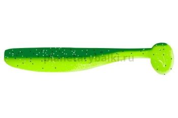 Виброхвост LureMax SLIM SHAD 2'' 5см, Avokado Green 010, 10шт.