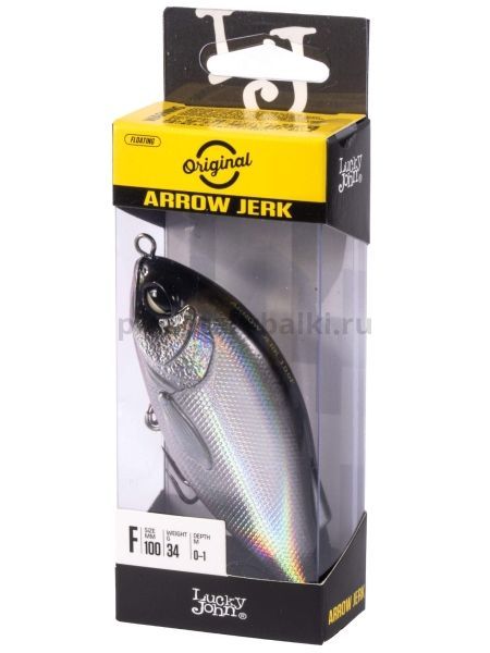 Воблер плавающий Lucky John ORIGINAL ARROW JERK F 100мм, 34гр., 1м, цвет 003 для рыбалки, Воблер плавающий Lucky John ORIGINAL ARROW JERK F 100мм, 34гр., 1м, цвет 003 отзывы, Воблер плавающий Lucky John ORIGINAL ARROW JERK F 100мм, 34гр., 1м, цвет 003 купить, Воблер плавающий Lucky John ORIGINAL ARROW JERK F 100мм, 34гр., 1м, цвет 003 купить в интернет магазине, Воблер плавающий Lucky John ORIGINAL ARROW JERK F 100мм, 34гр., 1м, цвет 003 выбрать, Воблер плавающий Lucky John ORIGINAL ARROW JERK F 100мм, 34гр., 1м, цвет 003 обзор, Воблер плавающий Lucky John ORIGINAL ARROW JERK F 100мм, 34гр., 1м, цвет 003 купить в розничном магазине