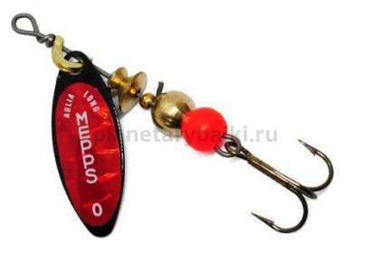 Блесна вращающаяся MEPPS Aglia Longue Redbo №0, 2,5гр., цвет NR