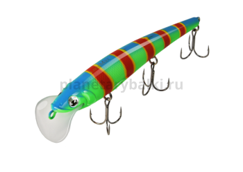 Воблер LureMax STINKA 130FDR 130мм, 17гр., 2,3-2,8м, цвет 087