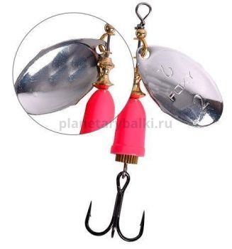 Блесна вращающаяся LureMax Foxy-2 6гр., цвет 001/Pk