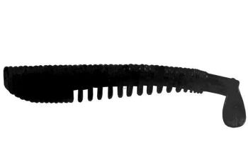 Виброхвост LureMax YOBBO 5'' 13,5см, Black 006, 5шт.