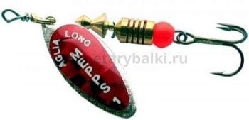 Блесна вращающаяся MEPPS Aglia Longue Redbo №1, 4,5гр., цвет AG
