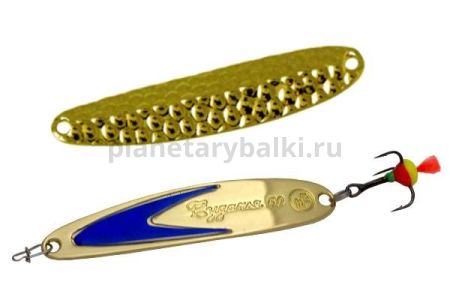 Блесна вертикальная ECOPRO Судачья синий флекс 60мм, 10гр, цвет GBGBF