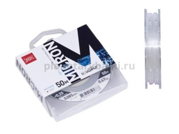 Леска монофильная зимняя Lucky John MICRON 50м, 0,08мм, 0,67кг