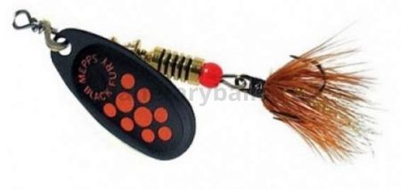 Блесна вращающаяся MEPPS Black Fury Orange №4, 8гр., цвет NR