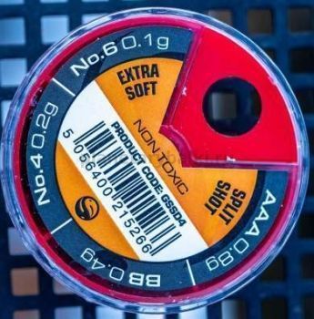 Набор грузил GURU Compartment Non-Toxic 0.1/0.2/0.4/0.8 гр., 4 отделения