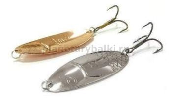 Блесна колеблющаяся Mister Cro ЧЕРНОСПИНКА 65мм, 21гр., цвет C/S