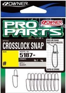 OWNER Застежка Cross Lock Snap №0 10шт
