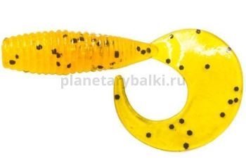 Твистер LureMax TEASER 2'' 5см, Caramel Oil 004, 10шт.