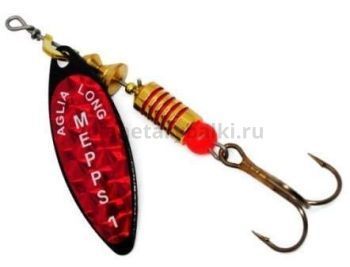 Блесна вращающаяся MEPPS Aglia Longue Redbo №1, 4,5гр., цвет NR