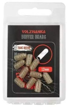 Отбойник Volzhanka Buffer Beads цвет Trans Brown 12мм, 10шт.