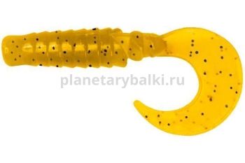 Твистер LureMax EBISU 3'' 7,5см, Caramel Oil 004, 10шт.