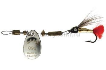 Блесна вращающаяся Mepps STREAMEPPS №00, 0,9гр., цвет SILVER