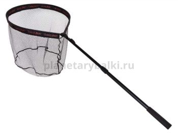 Подсачник складной Lucky John плавающий, телескопический, 180х70х60см прорезиненный 