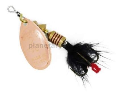 Блесна вращающаяся MEPPS Aglia Mouche Noire №2, 4,6гр., цвет CU