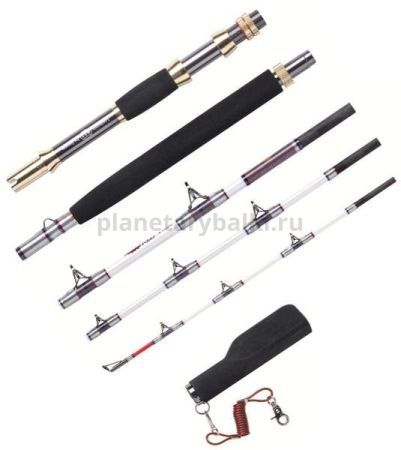 Удилище троллинговое WFT MISSION RED 2000 2.1м, тест 500-2000гр.