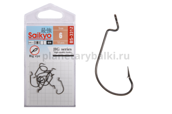 Крючки Saikyo BS-3312 BN № 6, 10шт.