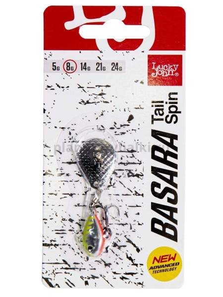 Тейл-спиннер Lucky John BASARA TAIL SPIN 8гр., цвет 015 в блистере