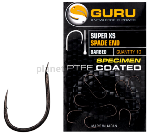 Крючок GURU Super XS Spade с бородкой №12, 10шт.