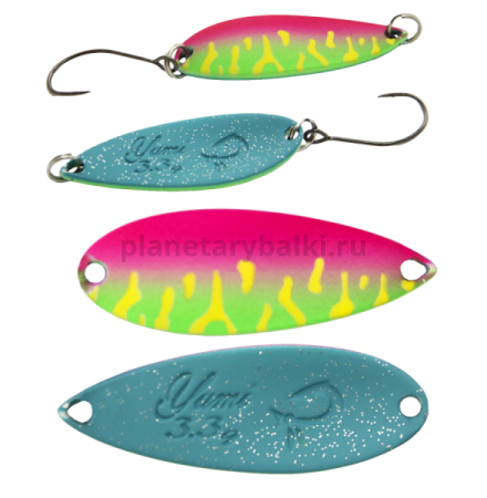 Блесна колеблющаяся LureMax Yumi 34мм, 3,3гр., цвет 088