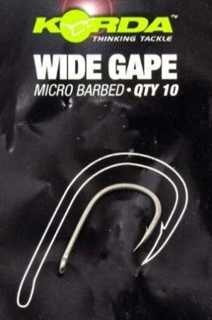Крючки Korda Wide Gape с бородкой №2, 10шт.