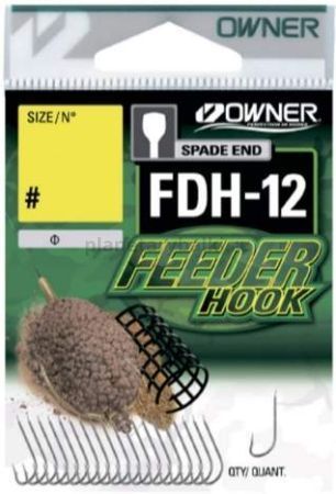 OWNER Крючок Feeder Hook FDH-12 white №14 20шт