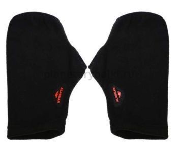 Варежки флисовые Small Mittens черный, размер L