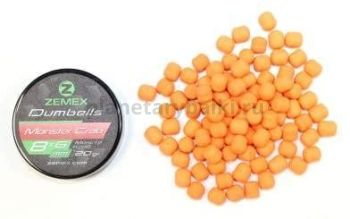 Бойлы плавающие ZEMEX Pop-Ups Dumbells Monster Crab 8х6мм, 20гр.