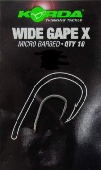 Крючки Korda Wide Gape-X с бородкой №4, 10шт.