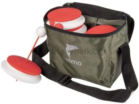 Кружки в сумке SALMO диаметр 14см, 150гр., набор 10шт.