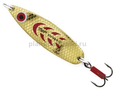 Блесна колеблющаяся MEPPS Syclops №0, 8гр., цвет OR/red