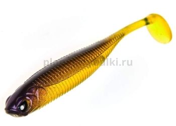 Виброхвост Lucky John 3D Series MAKORA SHAD TAIL 4.0in 10см, цвет 004, 6шт.