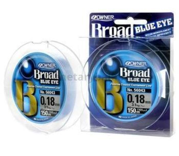 Монофильная леска OWNER Broad Blue Eye 150м, 0,50мм, 18кг