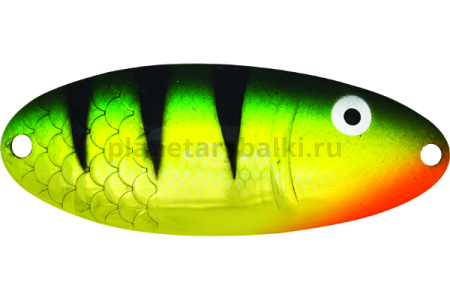 Блесна колеблющаяся Mister Cro ЧЕРНОСПИНКА 65мм, 16гр., цвет P