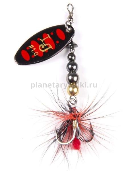 Блесна вращающаяся Lucky John SHELT BLADE №1, 5гр., цвет 009 в блистере